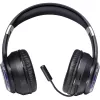 Ausinės DEFENDER FreeMotion B400 – belaidės ir laidinės, USB-C, AUX, uždaros supraauralinės, 20–20000 Hz, 118 dB, LED foninis apšvietimas, juodos