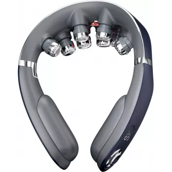 Masažinis prietaisas SKG G7-Pro-Fold Blue – kombinuotas, spaudimo, minkymo ir vibracijos masažas