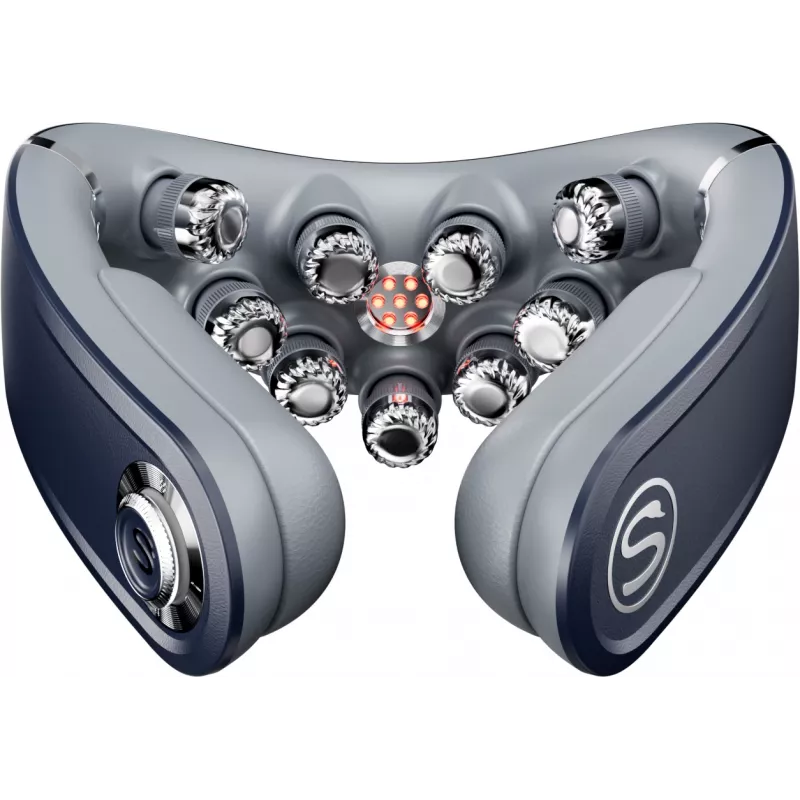 Masažinis prietaisas SKG G7-Pro-Fold Blue – kombinuotas, spaudimo, minkymo ir vibracijos masažas