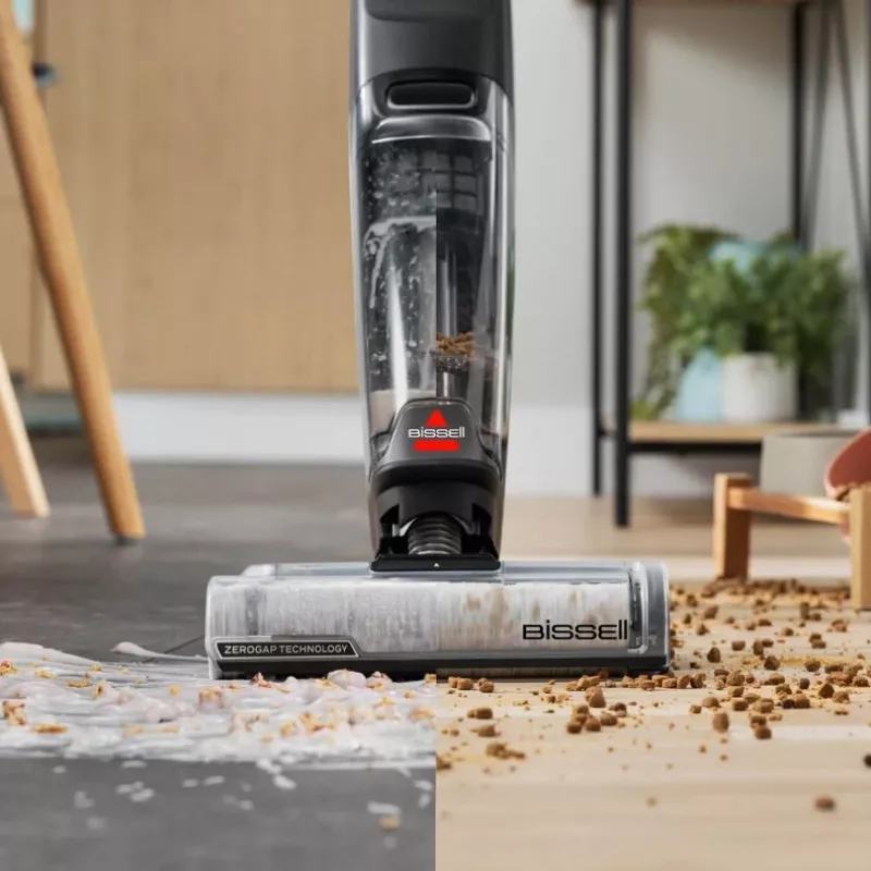Bissell CrossWave OmniForce Edge Pro vertikalus siurblys su šlapiu ir sausu valymu, be maišelio, 200 W, juodas