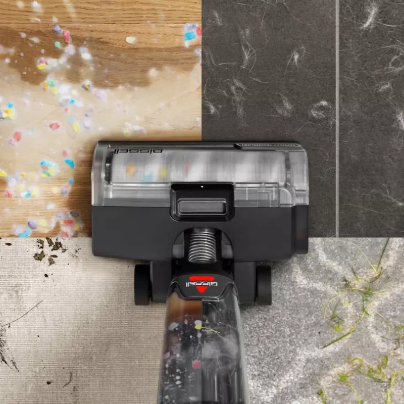 Bissell CrossWave OmniForce Edge Pro vertikalus siurblys su šlapiu ir sausu valymu, be maišelio, 200 W, juodas