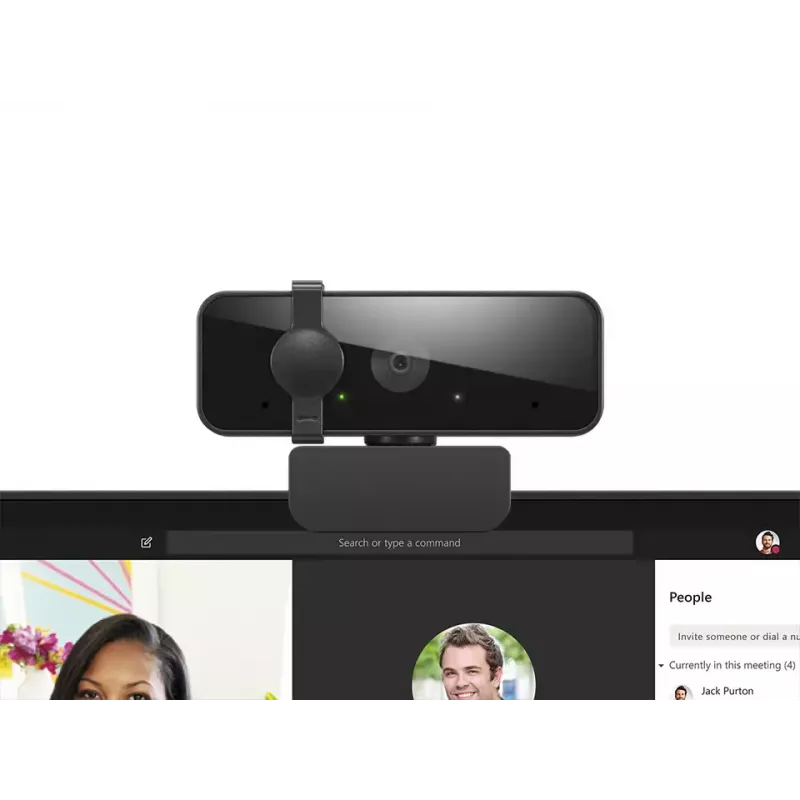 Internetinė kamera Lenovo 310 Full HD 1920×1080 30 fps USB 2.0 Segtuvas Juoda