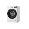 LG F4DR509SBW skalbyklė su džiovinimu, laisvai pastatoma, priekinio pakrovimo, juoda, balta