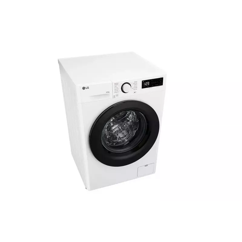 LG F4DR509SBW skalbyklė su džiovinimu, laisvai pastatoma, priekinio pakrovimo, juoda, balta