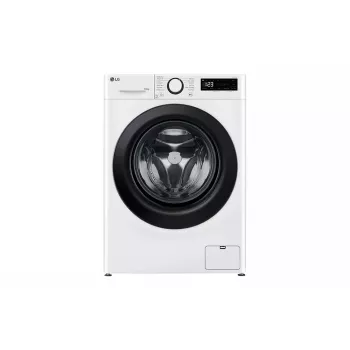 LG F4DR509SBW skalbyklė su džiovinimu, laisvai pastatoma, priekinio pakrovimo, juoda, balta