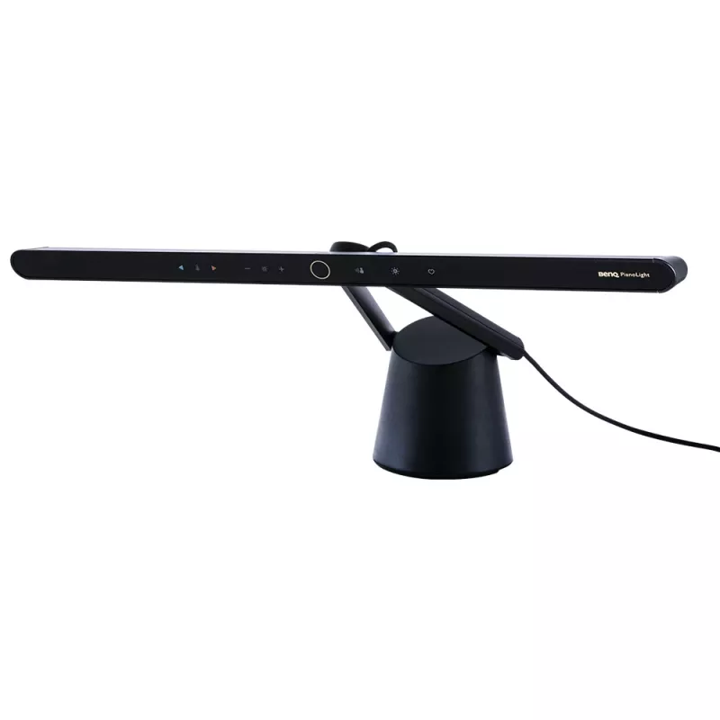 Monitorinė lempa BenQ PianoLight R Juoda — 1070 lm, USB maitinimas, 120×367×628 mm