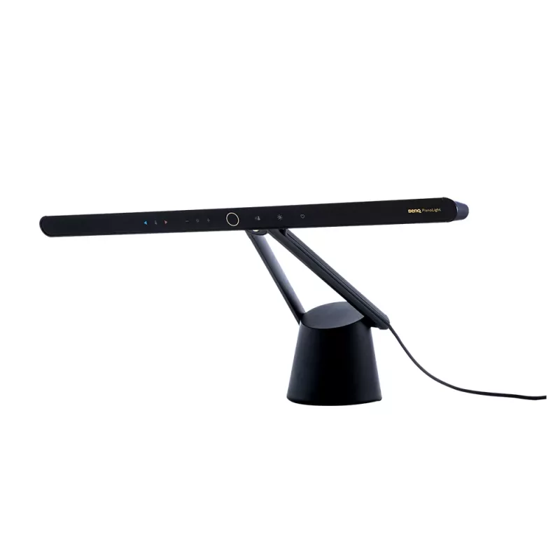 Monitorinė lempa BenQ PianoLight R Juoda — 1070 lm, USB maitinimas, 120×367×628 mm