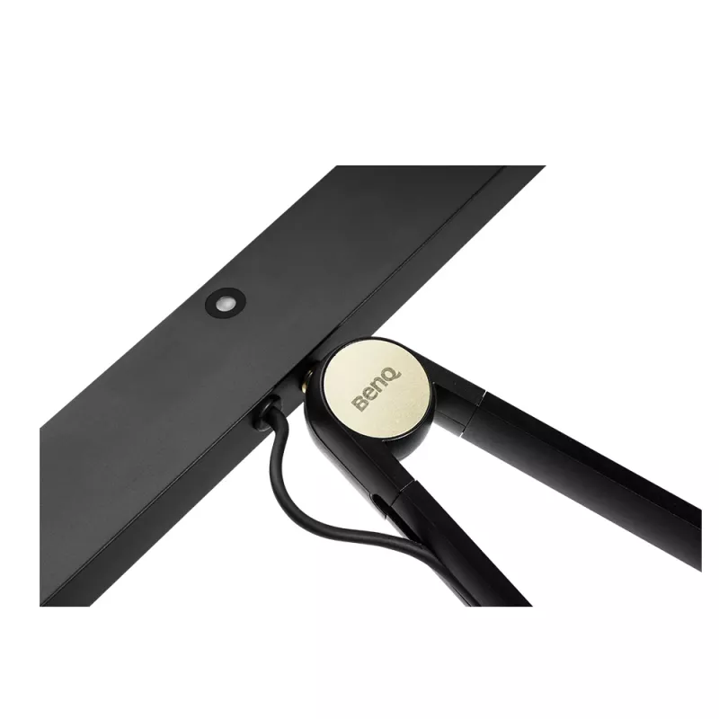 Monitorinė lempa BenQ PianoLight R Juoda — 1070 lm, USB maitinimas, 120×367×628 mm