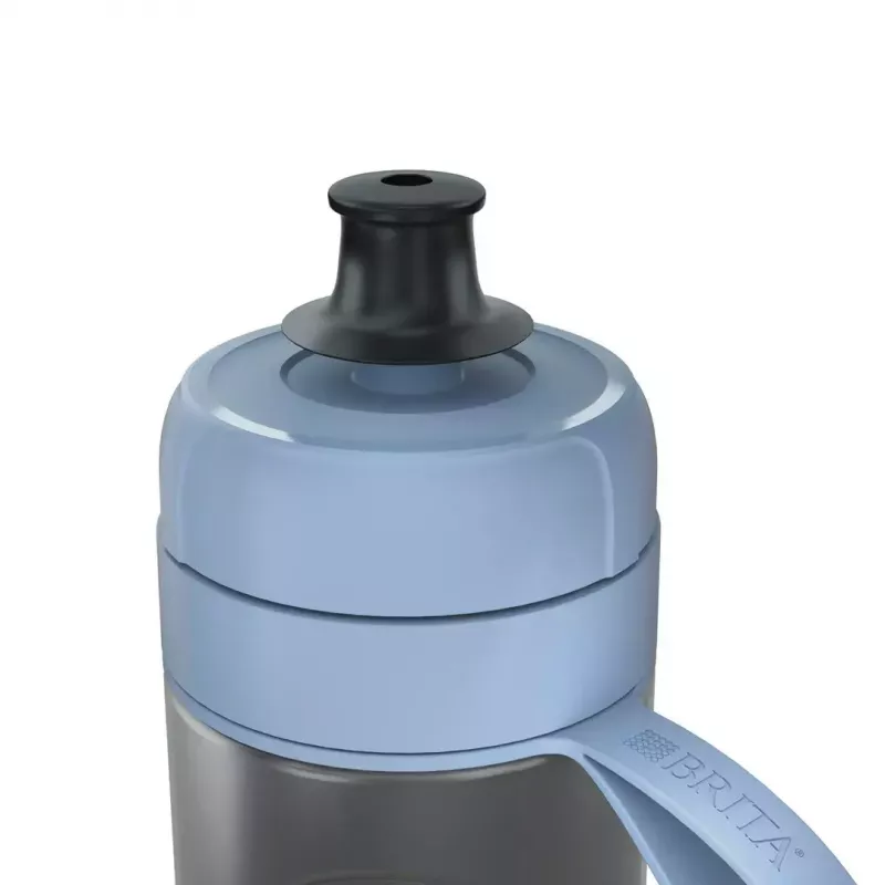 Filtravimo butelis BRITA Active 600 ml Pastelinė mėlyna su 2 MicroDisc filtrais, plastikas, be BPA, 233 mm