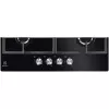 Electrolux KGG6426K juoda įmontuojama dujinė kaitlentė 56 cm 4 zonos