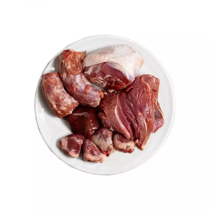 Šlapias ėdalas katėms 3coty Turkija su žąsiena 80 g – pilnavertis konservuotas ėdalas