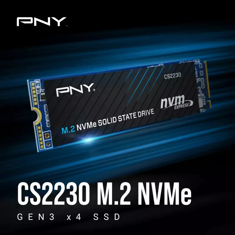 SSD diskas PNY 500GB M.2 2280 PCI-E x4 Gen3 NVMe M280CS2230-500-RB