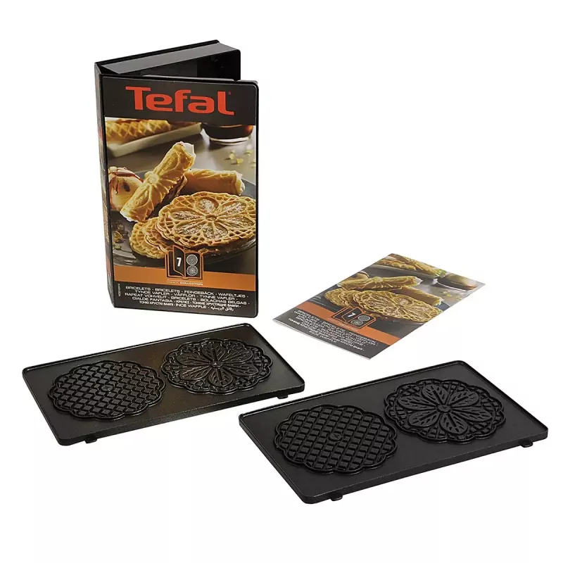 Keičiamos plokštės sumuštinių keptuvei Tefal XA800712, 242×155×44 mm, 2 vnt.