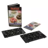 Tefal XA801112 spurgų gaminimo plokštės, juodos