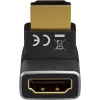 Goobay 72009 vaizdo kabelio adapteris HDMI A tipo standartinis juodas sidabrinis