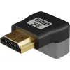 Goobay 72009 vaizdo kabelio adapteris HDMI A tipo standartinis juodas sidabrinis