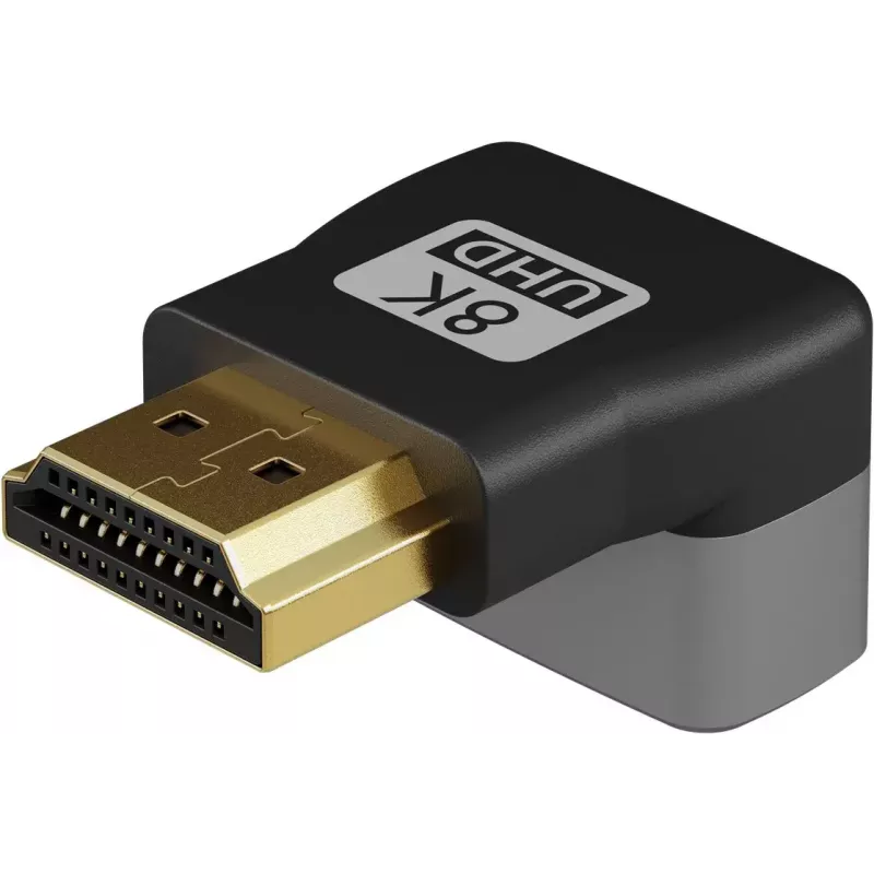 Goobay 72009 vaizdo kabelio adapteris HDMI A tipo standartinis juodas sidabrinis