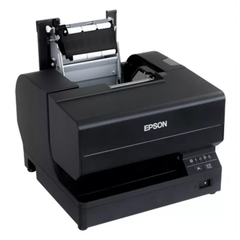 Epson TM-J7700(301) juodas, be MICR, su maitinimo bloku, EU versija