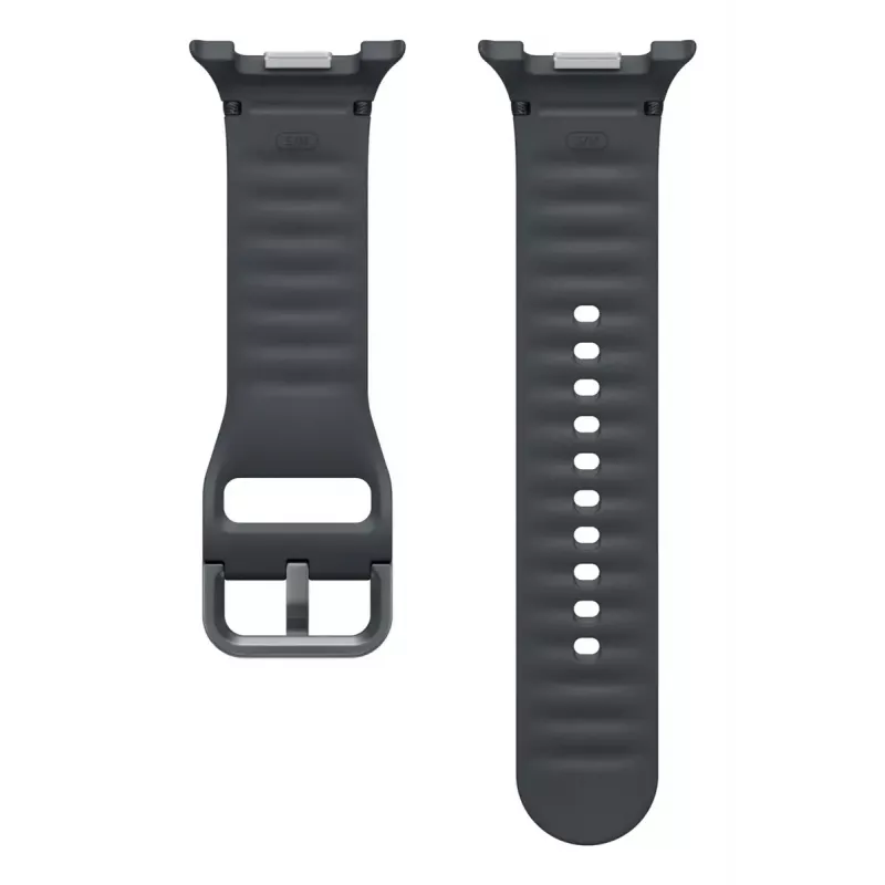 Samsung Sport Band S/M laikrodžiui Galaxy Watch8 / Watch8 Classic, grafito spalva
