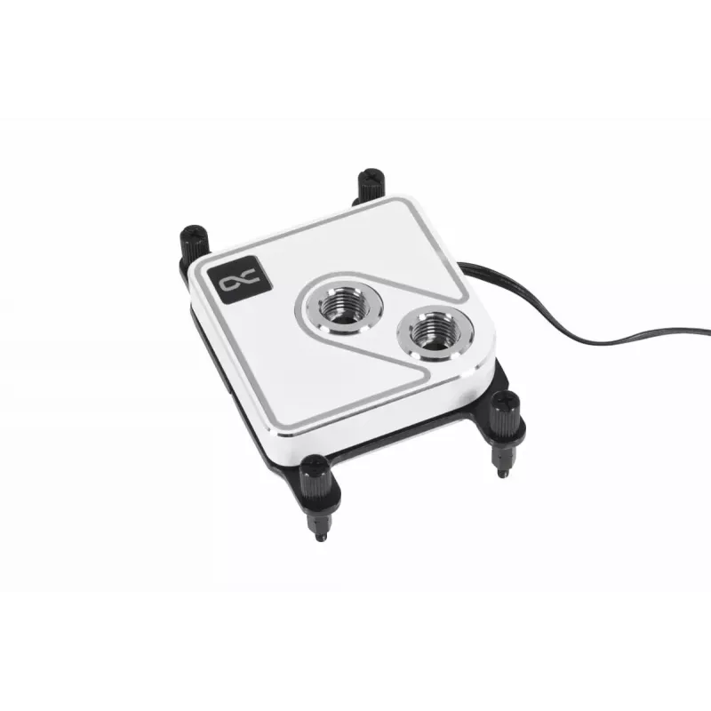 Vandens blokas Alphacool Core 1 Aurora Brass Copper Nickel Transparent White 72mm