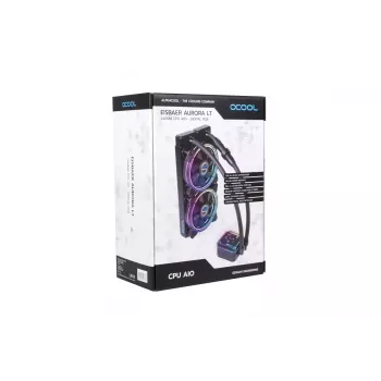 Alphacool Eisbaer Aurora LT240 12 cm Juodas – Viso viename skysčio aušintuvas