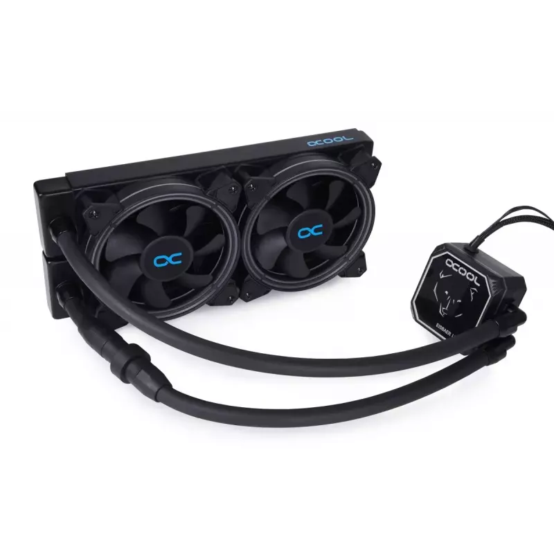Alphacool Eisbaer Aurora LT240 12 cm Juodas – Viso viename skysčio aušintuvas