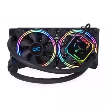 Alphacool Eisbaer Aurora LT240 12 cm Juodas – Viso viename skysčio aušintuvas