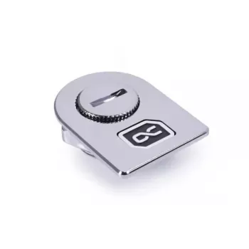 Priedai dekoravimui Alphacool Apex Fillport chromuotas žalvaris 30mm 42mm 15mm