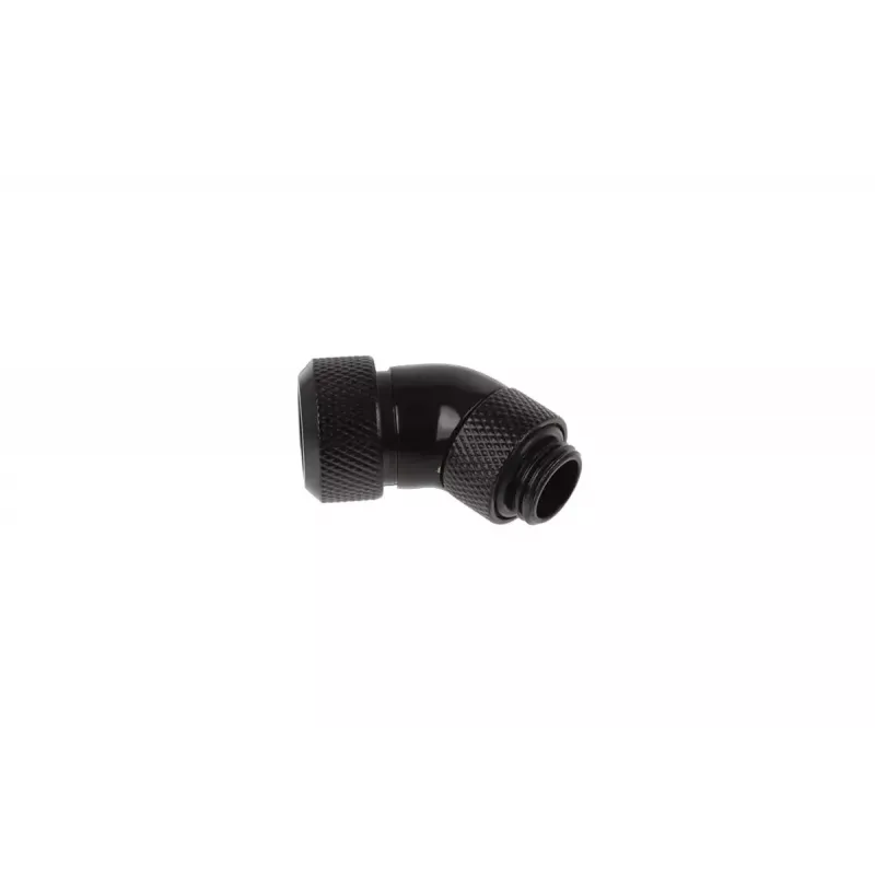 Alphacool Eiszapfen 17407 45 laipsnių pasukama kieto vamzdelio jungtis, G1/4 išorinis sriegis į 13 mm išorinį skersmenį, juoda