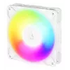 ARCTIC Freezer P12 Pro Reverse A-RGB (Baltas) - 3 vnt. rinkinys - 120 mm A-RGB PWM ventiliatorius su kabelių skirstytuvu