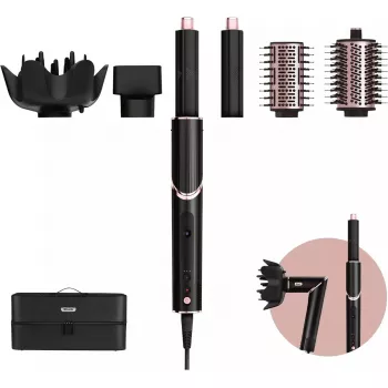Daugiafunkcis stiliaus formuotojas Shark FlexStyle 5-in-1 Warm Black Pink 1400 W