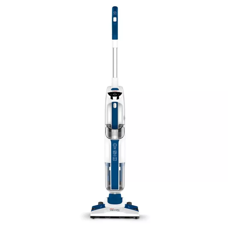 Polti Vaporetto 3 Clean vertikalus dulkių siurblys AC šlapiam ir sausam valymui, be maišelio, 0,5 l, 1700 W, mėlynas, baltas