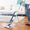 Polti Vaporetto 3 Clean vertikalus dulkių siurblys AC šlapiam ir sausam valymui, be maišelio, 0,5 l, 1700 W, mėlynas, baltas