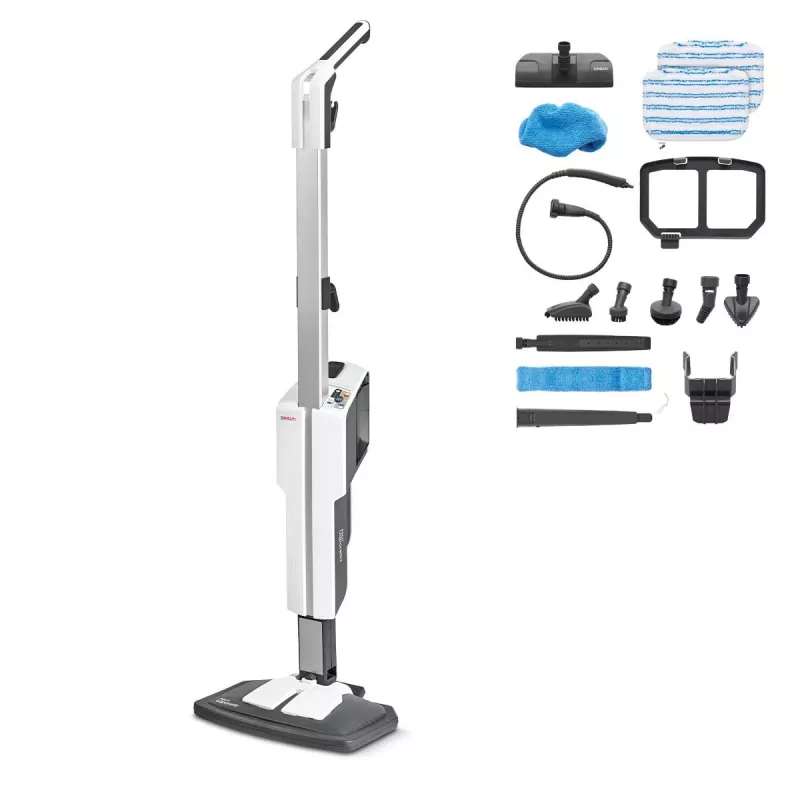 Polti Vaporetto SV610_Style garinis šluotuvas 0.5 L 1500 W pilka, balta