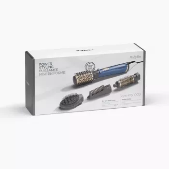 Karšto oro šepetys BaByliss Style Pro 1000 AS965E — 1000 W, 2,5 m laidas, 4 antgaliai, keraminis šildytuvas, jonizacija, automatinis sukimas