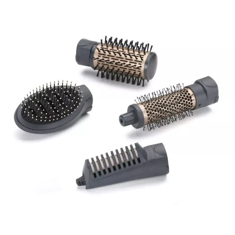 Karšto oro šepetys BaByliss Style Pro 1000 AS965E — 1000 W, 2,5 m laidas, 4 antgaliai, keraminis šildytuvas, jonizacija, automatinis sukimas