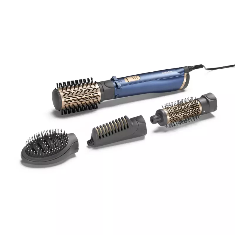 Karšto oro šepetys BaByliss Style Pro 1000 AS965E — 1000 W, 2,5 m laidas, 4 antgaliai, keraminis šildytuvas, jonizacija, automatinis sukimas