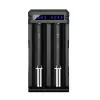 Baterijų įkroviklis XTAR SC2 Li-ion 18650 USB-C 2 lizdai, USB-C maitinimas, LED indikatoriai, juodas