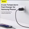 Baseus Super Si Quick Charger 1C TZCCSUP-L01 sieninis įkroviklis, 25W, USB-C PD, su 1 m USB-C kabeliu, juodas