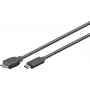 Microconnect USB3.1CAMIB3.01 USB laidas USB 3.2 Gen 1 (3.1 Gen 1) 1 m USB C Micro-USB B Juodas