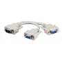 Microconnect MONG2H VGA kabelis 0,3 m VGA (D-Sub) 2 x VGA (D-Sub) Pilka