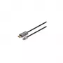 Manhattan USB-C į DisplayPort 1.4 laidas, 8K@60Hz, 3m, Vyriškas į Vyrišką, Ne dvikryptis, Juodas, Trejų metų garantija