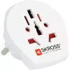 Maitinimo adapteris kištukui Skross 1.500211 Universal Type C baltas