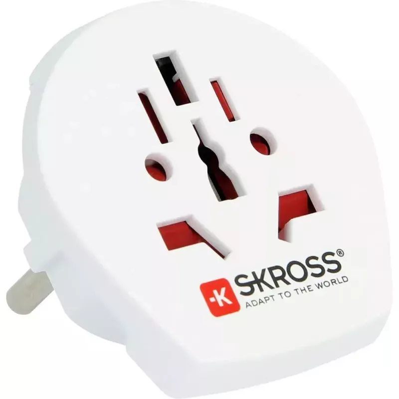 Maitinimo adapteris kištukui Skross 1.500211 Universal Type C baltas