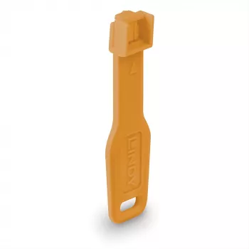 Lindy RJ-45 prievadų blokavimo kištukai oranžiniai 10 vnt. + 1 raktas