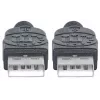 Manhattan USB-A į USB-A laidas, 1 m, Vyriškas į Vyrišką, 480 Mbps (USB 2.0), Hi-Speed USB, Juodas, Viso gyvenimo garantija