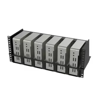Mini PC korpusas Lanview LVR-MINIPC-BRACK-4UBL – 19 inch 4U lentyna iki 6 mini PC