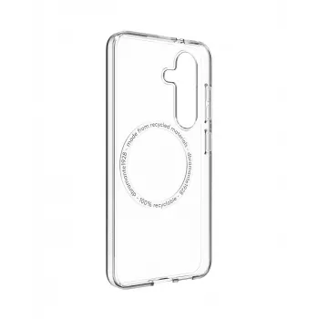 Mobilaus telefono dėklas dbramante1928 Greenland Pro Qi2, skirtas Samsung Galaxy S25+ — permatomas, tinka 6,7 colio (17 cm) ekranui
