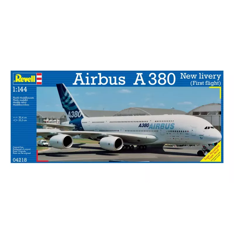 Modelis Revell Airbus A 380 Nauja Livery Pirmasis Skrydis