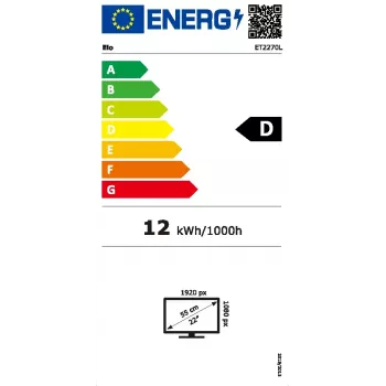 Liečiamasis monitorius Elo Touch Solutions E511214 21,5 colio 1920x1080
